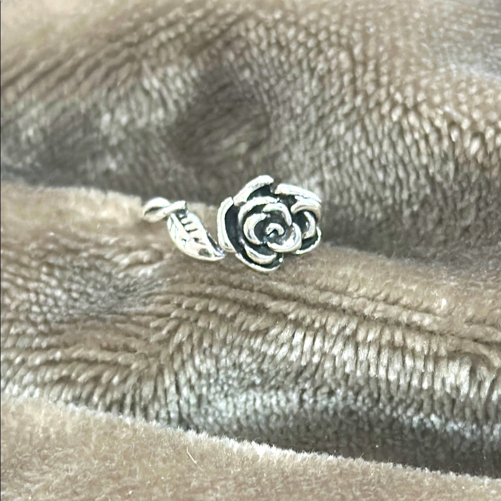 Silver Rose Ring